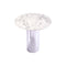 Mush Side Table  option White Carrara Marble / 407 Chromed