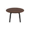 Parrish Outdoor Round Low Table  option Walnut