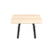 Parrish Outdoor Square Low Table  option Accoya
