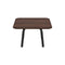 Parrish Outdoor Square Low Table  option Walnut