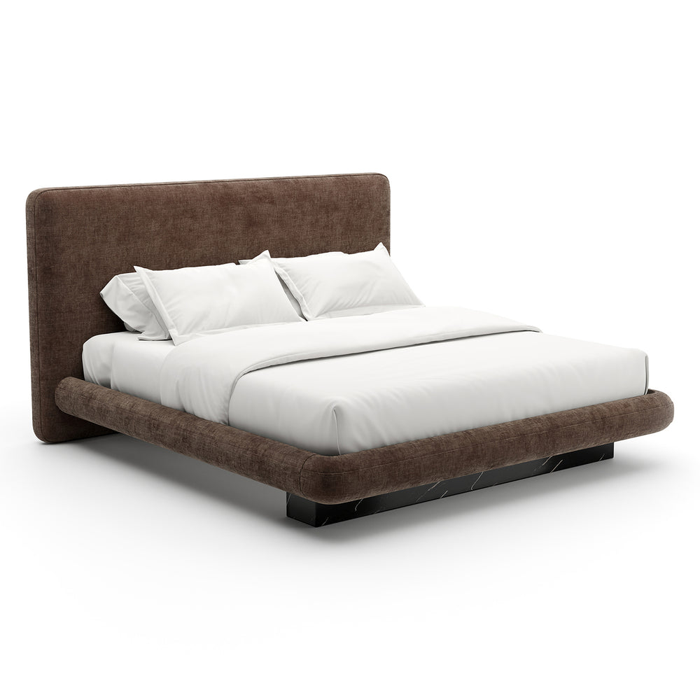 Overlap Upholstered Bed
