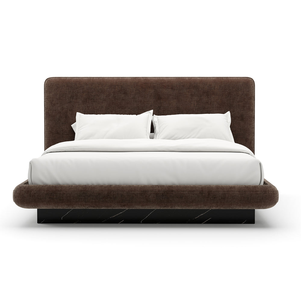 Overlap Upholstered Bed