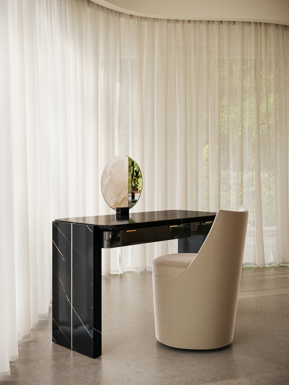 Barrel Roll Dining Chair