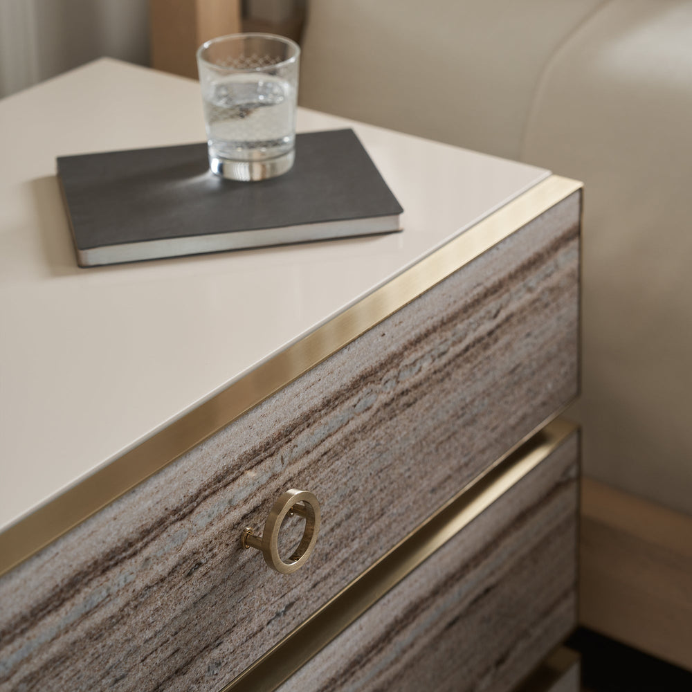 Bedrock 3-Drawer Nightstand