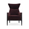 Boundless Wingback Chair  option 2681-21CC / Satin Ebony