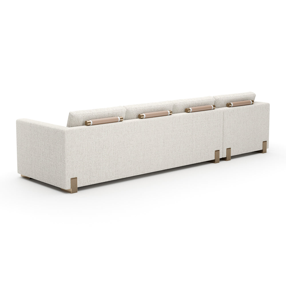 Counter Balance Chaise Sectional Sofa