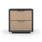 Double Wrap Nightstand  option Dark Chocolate