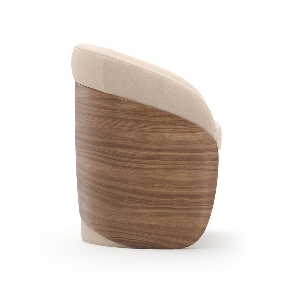 Fleur Wood Back Dining Chair
