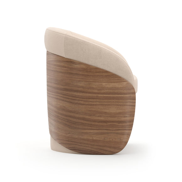 Fleur Wood Back Dining Chair