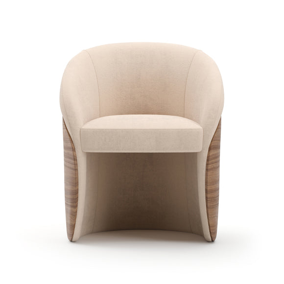 Fleur Wood Back Dining Chair