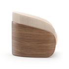 Fleur Wood Back Lounge Chair