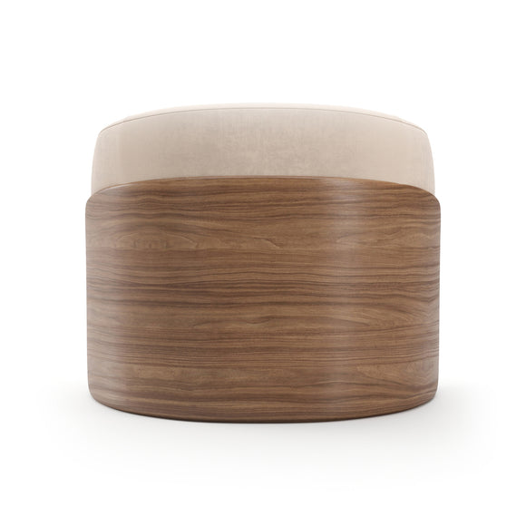 Fleur Wood Back Lounge Chair