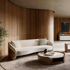 Fleur Wood Back Sofa