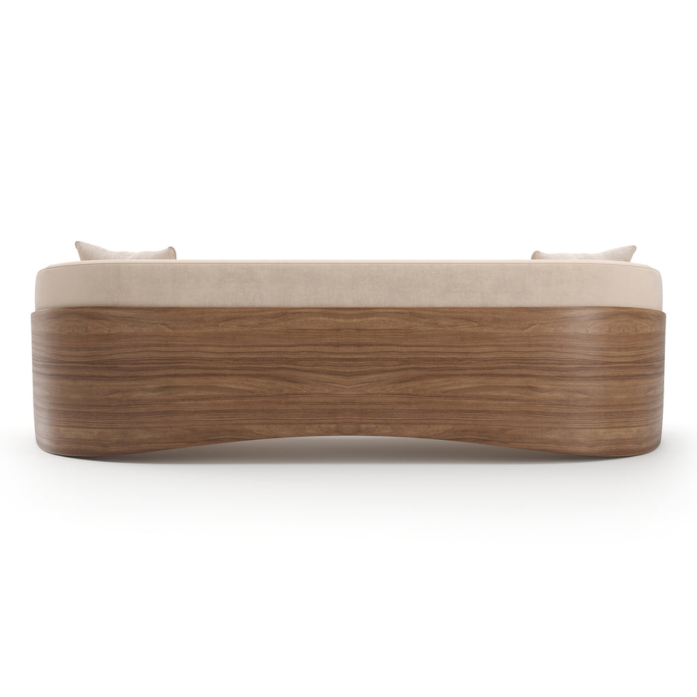 Fleur Wood Back Sofa