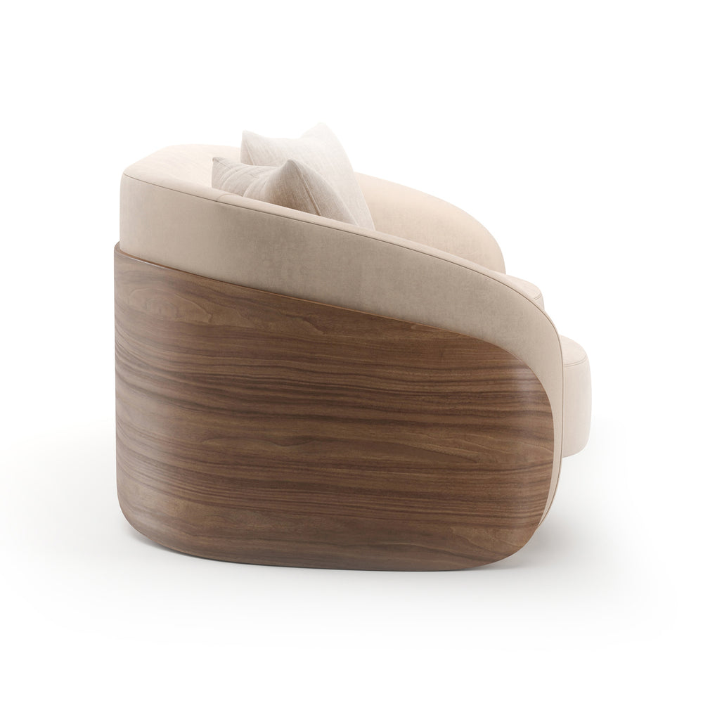 Fleur Wood Back Sofa