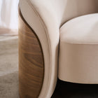 Fleur Wood Back Sofa
