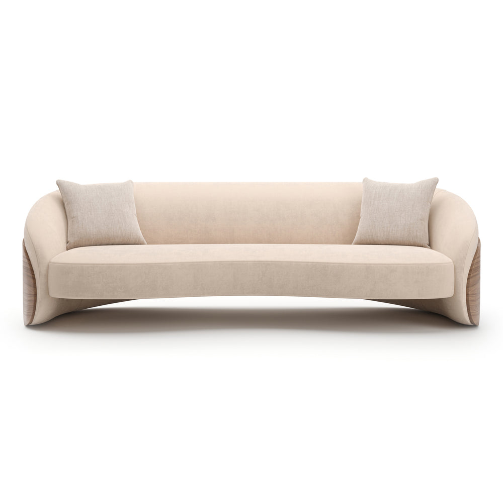 Fleur Wood Back Sofa