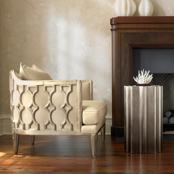 Gold Is Up End Table