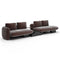 Overlap Bumper Sectional Sofa  option Right