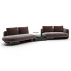 Overlap Bumper Sectional Sofa