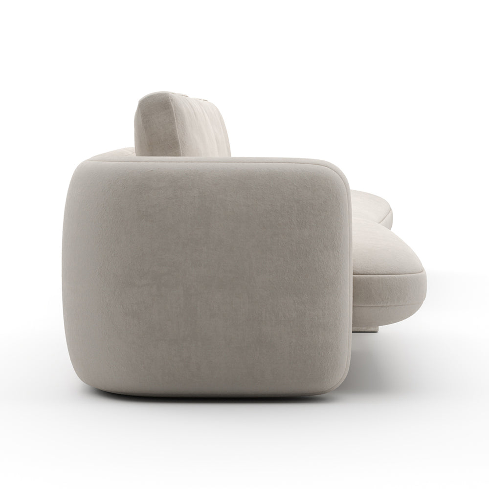 Overlap Bumper Sectional Sofa