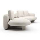 Overlap Bumper Sectional Sofa