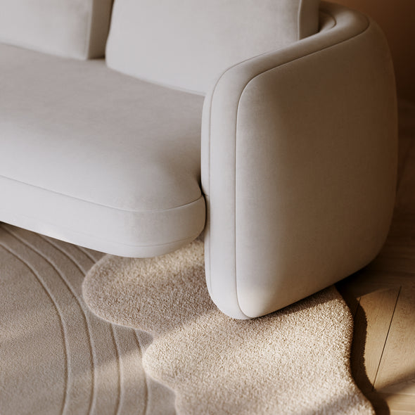 Overlap Bumper Sectional Sofa