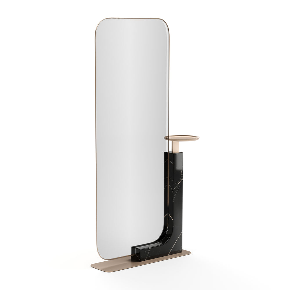 Overlap Floor Mirror