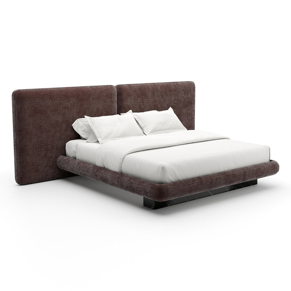 Overlap Upholstered Bed
