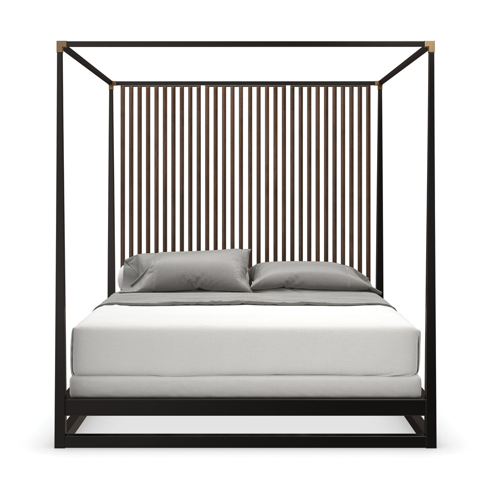 Pinstripe King Bed
