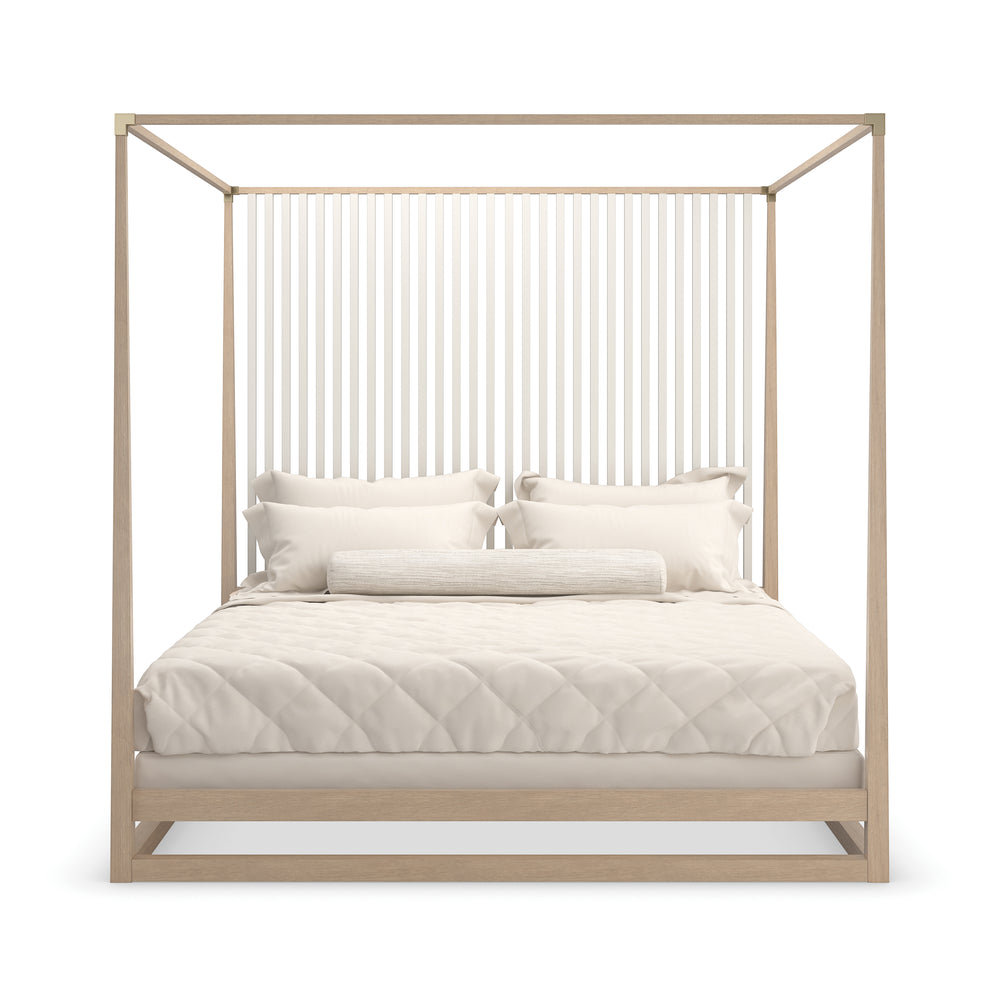 Pinstripe King Bed