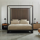 Pinstripe King Bed