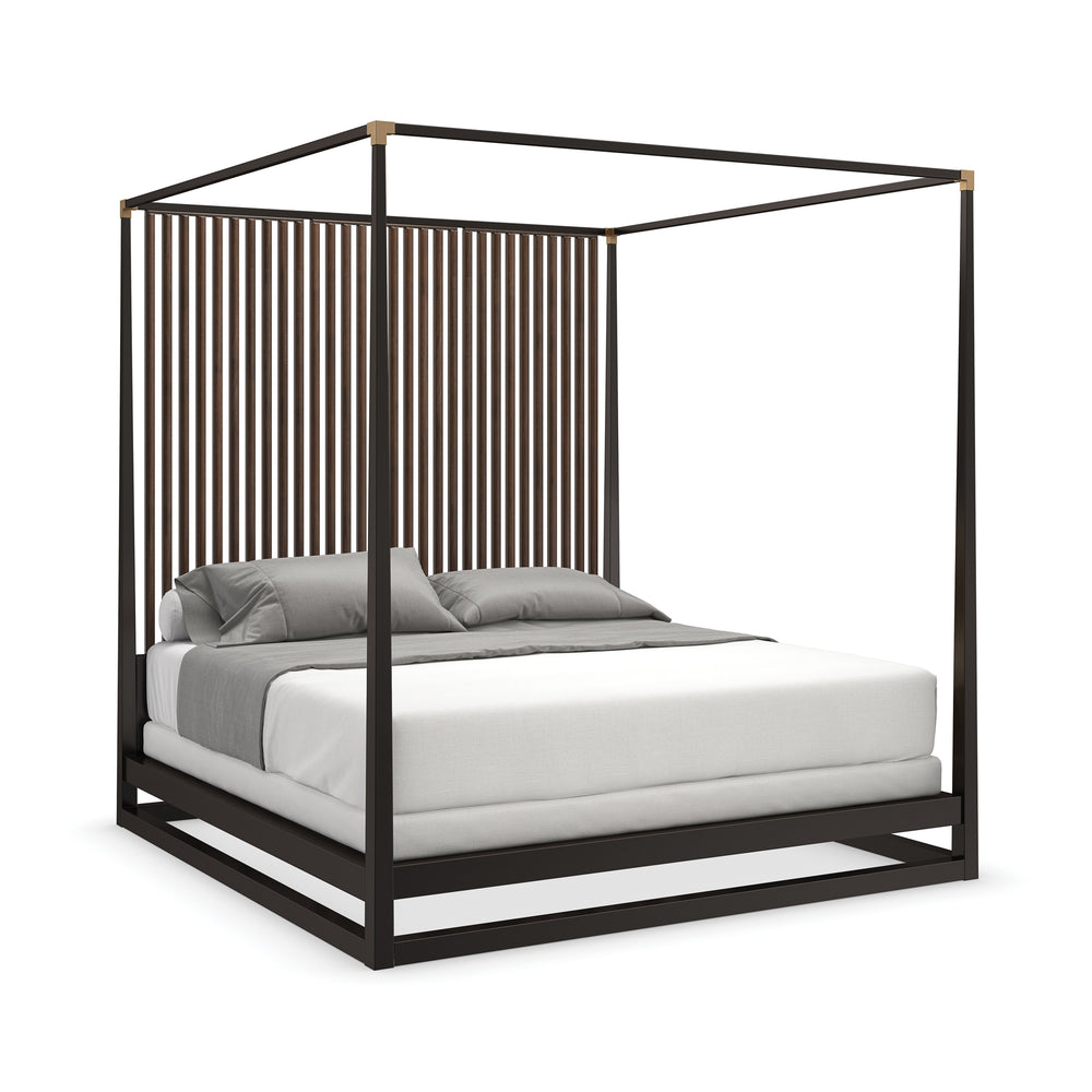 Pinstripe King Bed