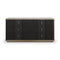 Rhythm Dresser  option Dark Travertine / Black Stained Ash