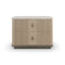 Rhythm Nightstand  option Cream Travertine / Sun Drenched Oak / Large: 34 in width