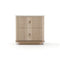 Rhythm Nightstand  option Sun Drenched Oak / Creme Travertine / Small: 25 in width