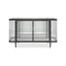 Stop And Stare Sideboard  option Seal Skin / Brushed Deep Bronze