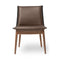 E004 Embrace Chair  option Walnut Oil / Loke 7270 Leather / Black
