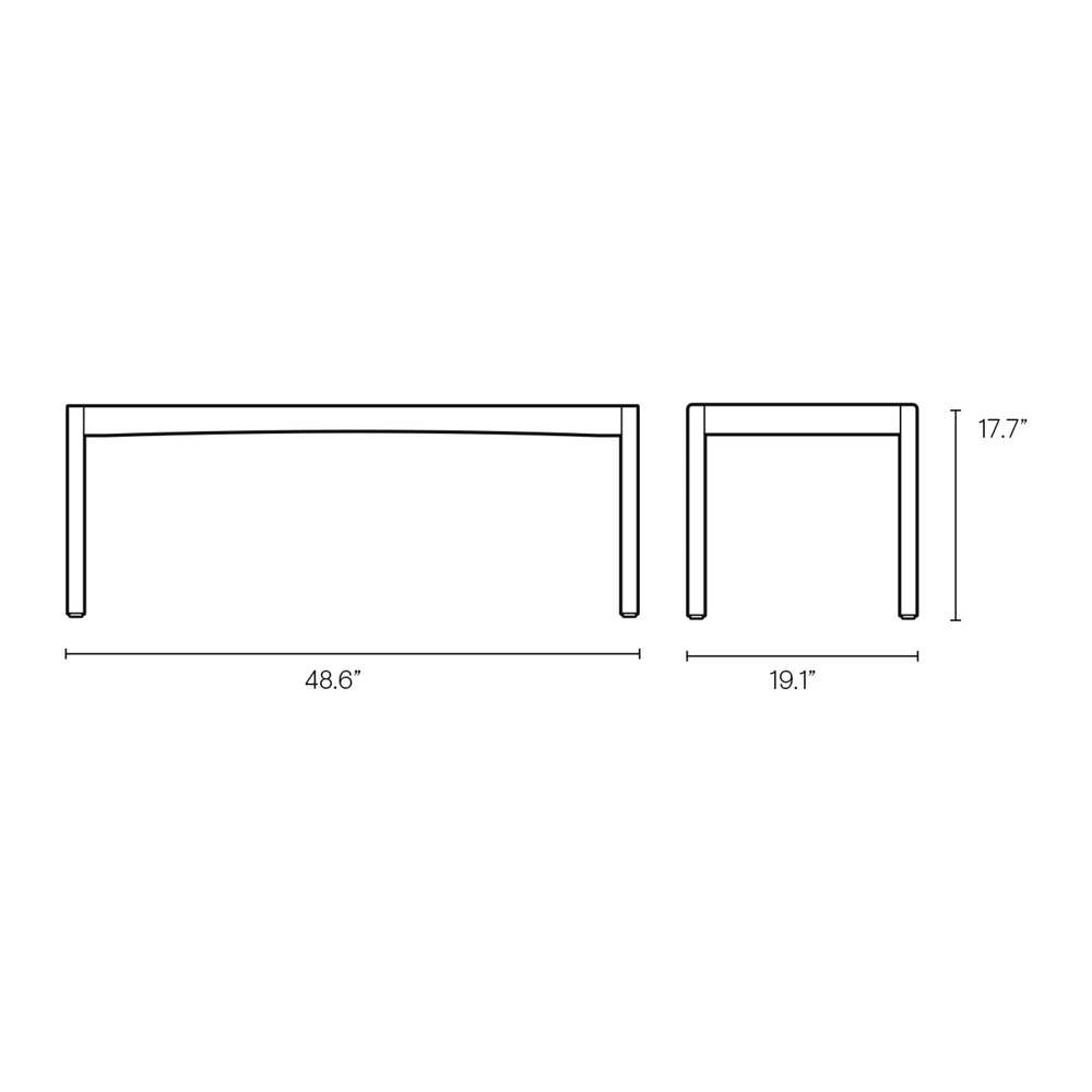 AH Outdoor Table Bench