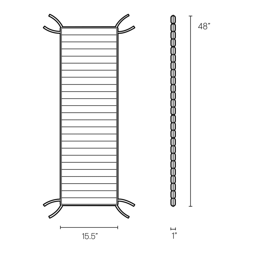AH Outdoor Table Bench