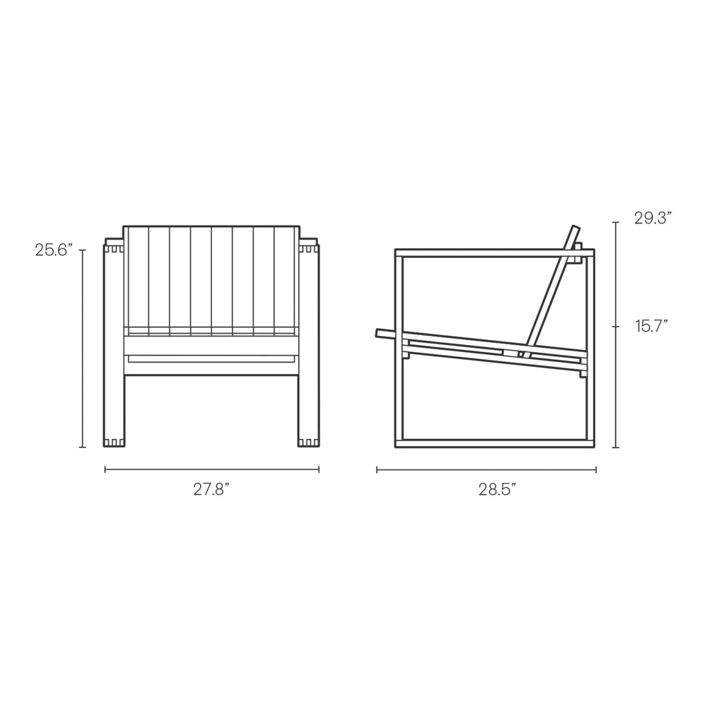 BK Outdoor Lounge Chair