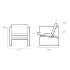 BK Outdoor Lounge Chair