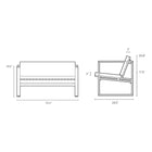 BK Outdoor Lounge Sofa