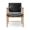 BM1106 Huntsman Chair  option 301 Black Saddle Leather