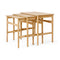CH004 Nesting Tables  option Oak / Oil
