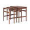 CH004 Nesting Tables  option Walnut / Oil
