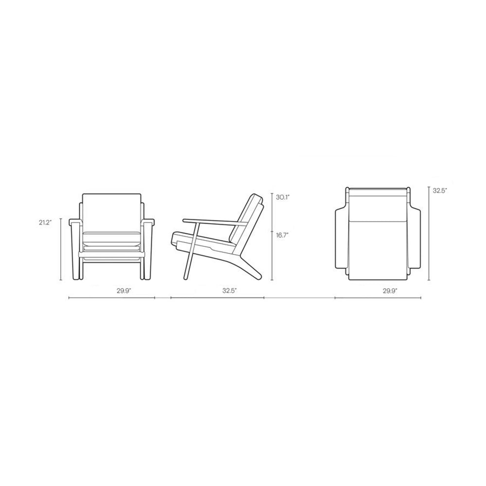 CH290 Lounge Chair
