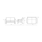CH292 2-Seater Sofa