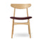 CH30P Dining Chair  option Oak Oil / Sif 93 Leather