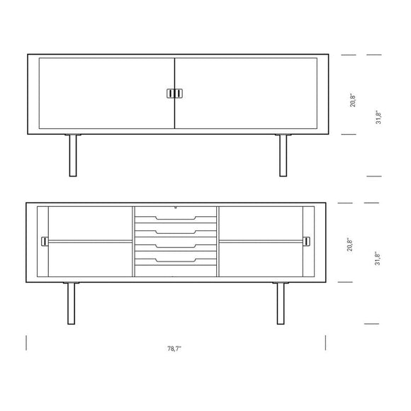 CH825 Credenza